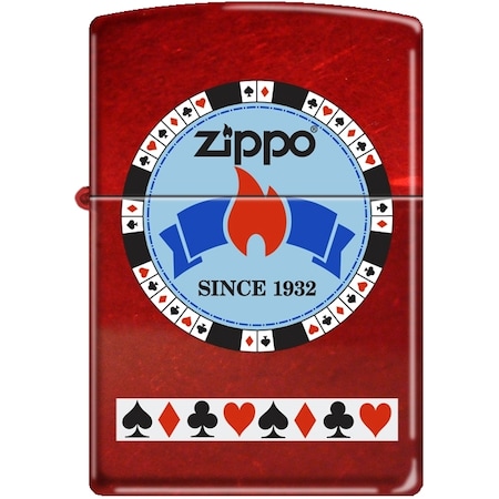 Zippo 2024 Zippo Custom Gentlemans Bet Red ZIP-21063CI012326